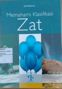 Image of MEMAHAMI KLASIFIKASI ZAT