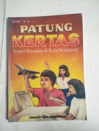 Image of patung kertas teman bermain di kala senggang