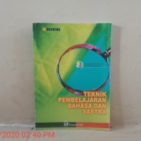 Image of TEKNIK PEMBELAJARAN BAHASA DAN SASTRA